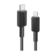 Anker 322 USB Type-C Male to Lightning Male, 1.8 Meter, Black Charging Cable